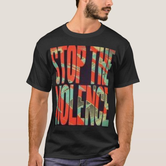 Stop het geweld 4u2nv t-shirt (Voorkant)