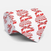 Stop het geweld tegen de zalm stropdas (Opgerold)