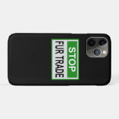 Stop het groene handelsteken van Fur Case-Mate iPhone Case (Achterkant (horizontaal))