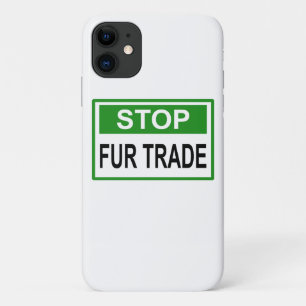 Stop het groene handelsteken van Fur Case-Mate iPhone Case