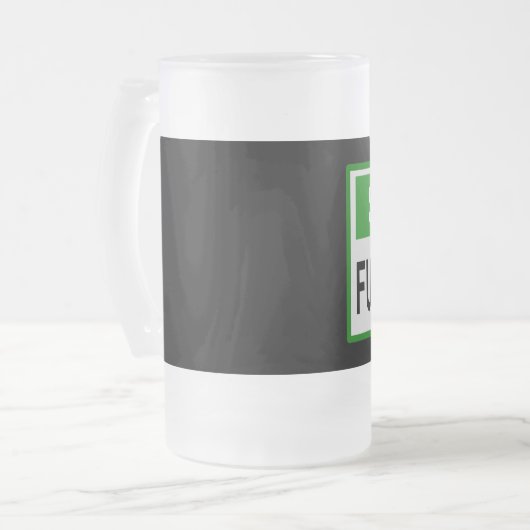 Stop het groene handelsteken van Fur Matglas Bierpul (Voorkant links)