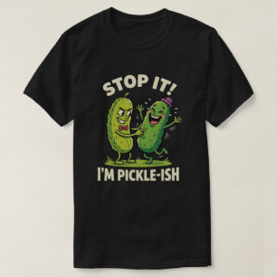 Stop Het Ik Ben Komkommer-achtig Funny Cartoon Kom T-shirt