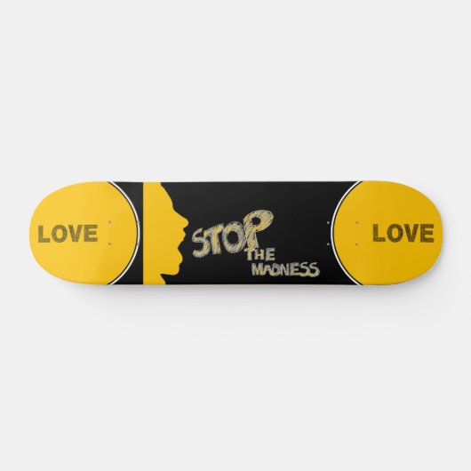 Stop het Madness Skateboard (Horizontaal)