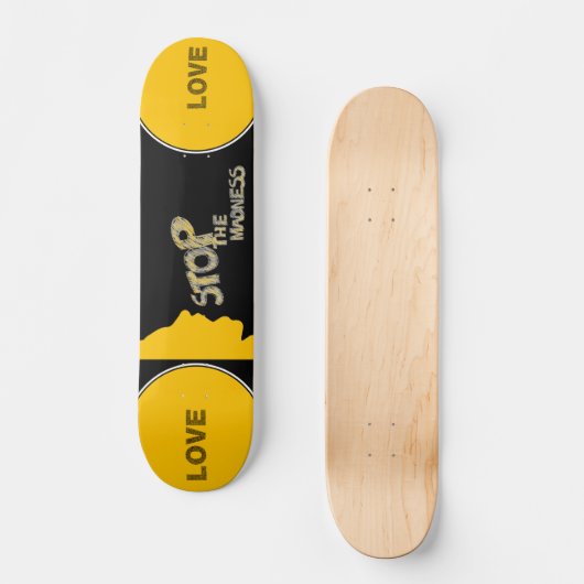 Stop het Madness Skateboard (Voorkant)