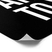 Stop het maken van Overschotten - Motivatie Poster (Hoek)