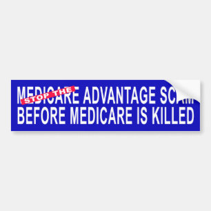 Stop het Medicare Advantage Scam Bumpersticker