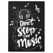 Stop het muziekklembord niet klembord (Achterkant)