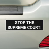 STOP HET OOGPUNT VAN HET HOF VAN DE TOESTAND! BUMPERSTICKER (Op auto)