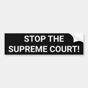 STOP HET OOGPUNT VAN HET HOF VAN DE TOESTAND! BUMPERSTICKER