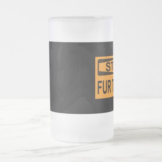 Stop het oranje van het Handelsbord Fur Matglas Bierpul (Center)