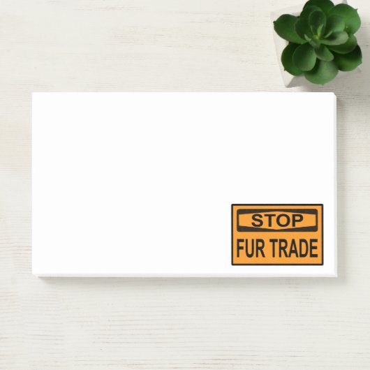 Stop het oranje van het Handelsbord Fur Post-it® Notes (Kantoor)