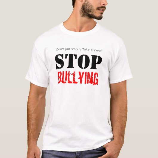 Stop het pesten van T-shirt (Voorkant)