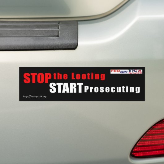 Stop het plassen - begin met het vervolgen van de  bumpersticker (Op auto)