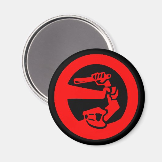 Stop het politiegeweld magneet (Voorkant / Achterkant)