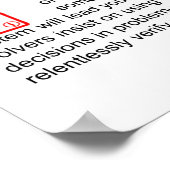 Stop het Poster van het Gedrag van het Beelden, 24 (Hoek)