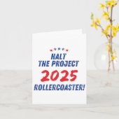 Stop het project 2025 Rollercoaster ! Trump 2025 Kaart (Gele Bloem)