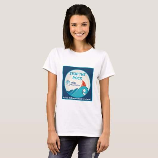 Stop het Rock MdDS Awareness T shirt (Voorkant volledig)