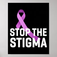 Stop het stigma einde verslaving Paarse lint aware