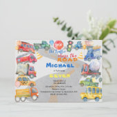 Stop het verkeer dicht bij de verjaardag van de au kaart (Staand voorkant)