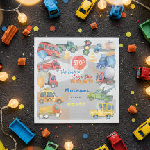 Stop het verkeer dicht bij de verjaardag van de au