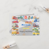 Stop het verkeer dicht de groet van de wegverjaard kaart (Voorkant / Achterkant in situ)