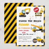 Stop het verkeer, sluit het weg baby shower kaart (Voorkant / Achterkant)