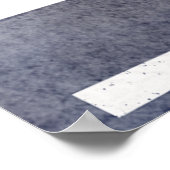 Stop het verzetten van feestvoedsel verjaardagspol poster (Hoek)