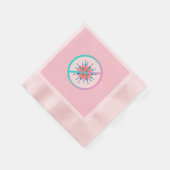 Stop het virus - Roze Servet (Hoek)