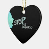 Stop het waanzinnige keramische Ornament (Links)