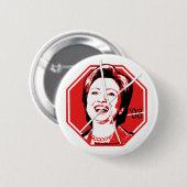 Stop Hillary Anti-Hillary Button (Voorkant /achterkant)
