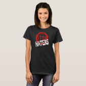 Stop-hitting-toestellen T-shirt (Voorkant volledig)