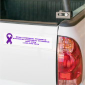 Stop huiselijk geweld hotline bumpersticker (Op Truck)
