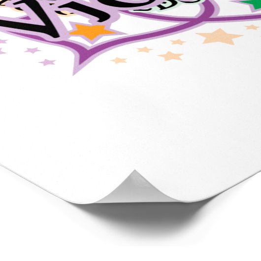 Stop huiselijk geweld Lotus Poster (Hoek)