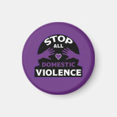 Stop huiselijk geweld magneet (Voorkant)