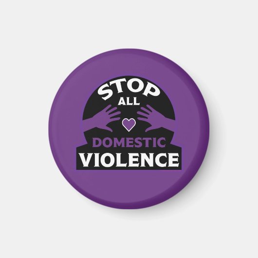 Stop huiselijk geweld magneet (Voorkant)