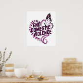 Stop huiselijk geweld poster (Keuken)