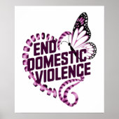 Stop huiselijk geweld poster (Voorkant)