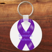 Stop huiselijk geweld sleutelhanger (Voorkant)