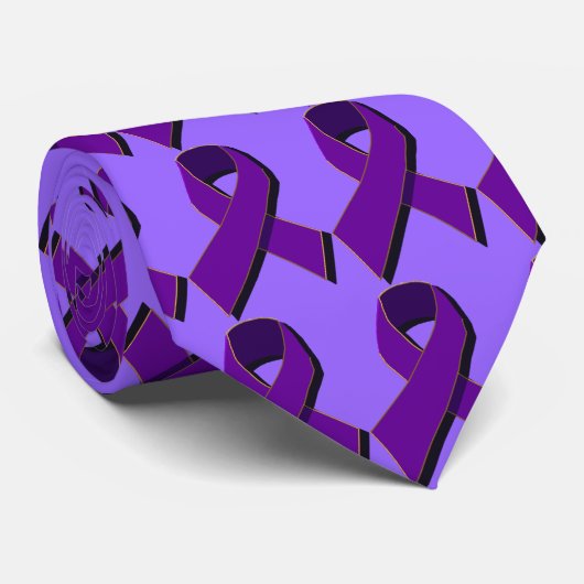 Stop huiselijk geweld stropdas (Opgerold)