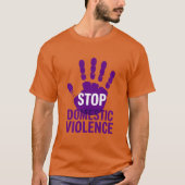 Stop Huiselijk Geweld Unisex T-Shirt (Voorkant)