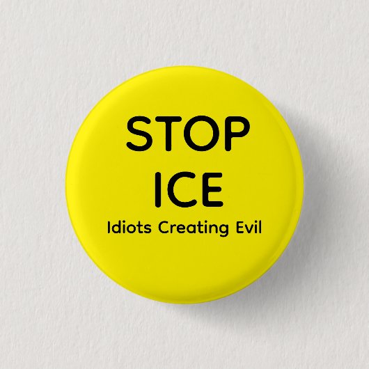 STOP ICE RONDE BUTTON 3,2 CM (Voorkant)