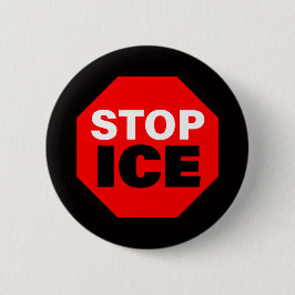 Stop ICE Ronde Button 5,7 Cm