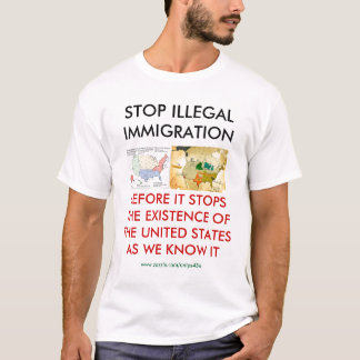 STOP ILLEGALE IMMIGRATIE T-SHIRT