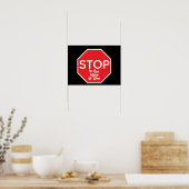 STOP in de naam van de liefde Poster (Keuken)