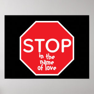 STOP in de naam van de liefde Poster