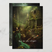 Stop in voor een spreuk kaart (Voorkant / Achterkant)