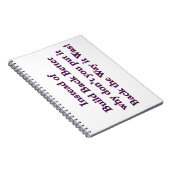 Stop-it-back Notitieboek (Rechterzijde)