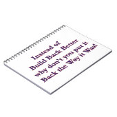 Stop-it-back Notitieboek (Linkerzijde)