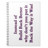 Stop-it-back Notitieboek (Voorkant)