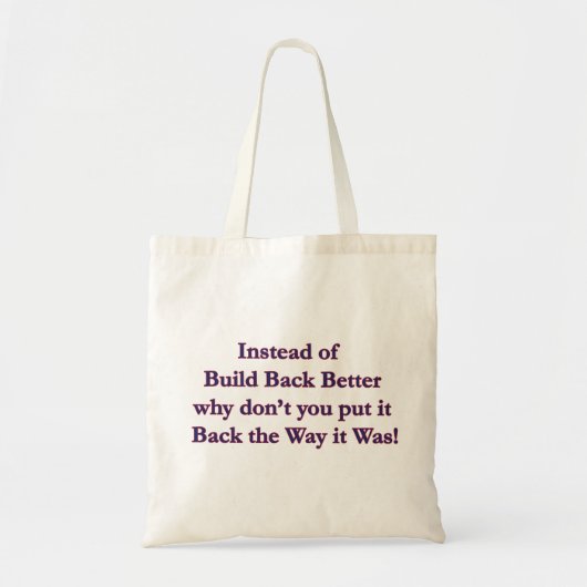 Stop-it-back Tote Bag (Voorkant)